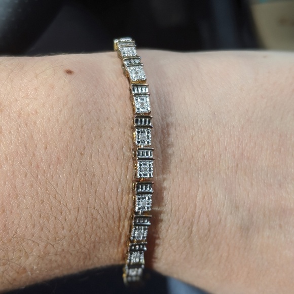 Jewelry - Diamond accented tennis bracelet